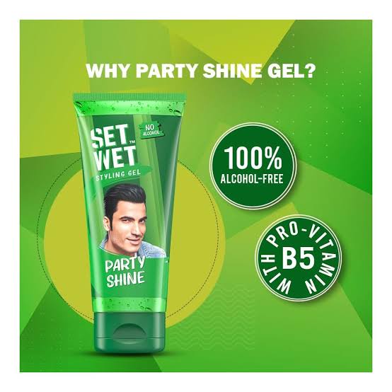 Set Wet Party Shine hair gel 100gm