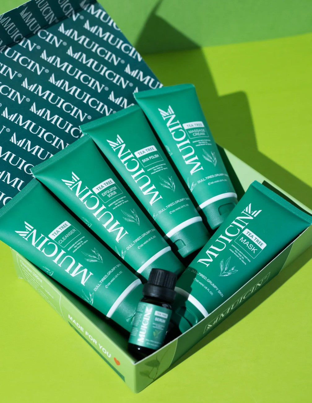 Muicin Tea Tree Clear & Clean Facial Kit