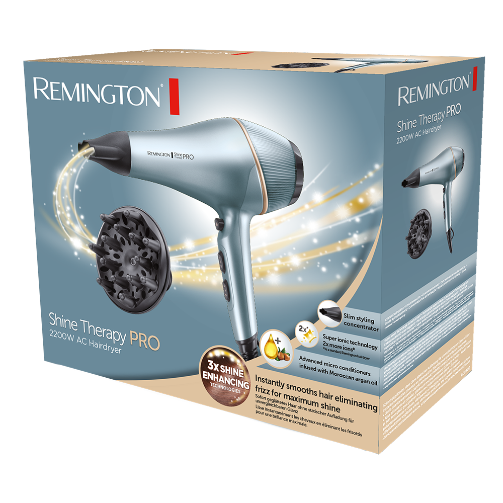 REMINGTON SHINE THERAPY PRO AC HAIR DRYER AC9300 with 1 year warranty