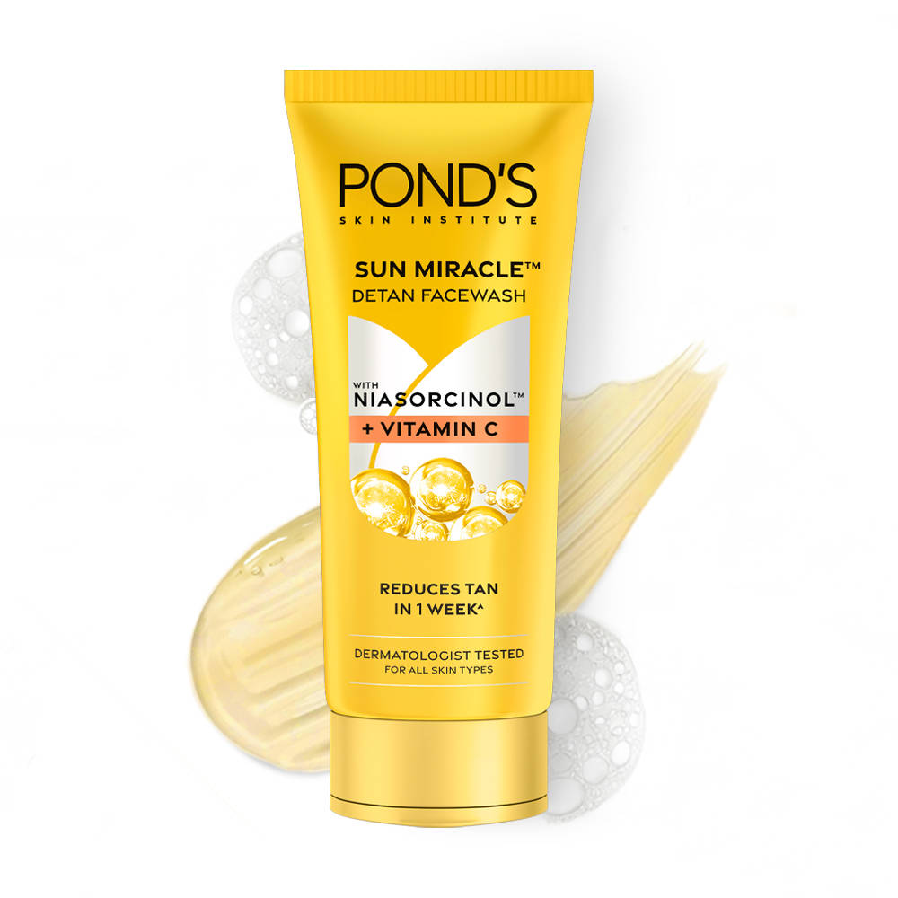 Ponds sun miracle detan face wash vitamin C niacinamide 100gm