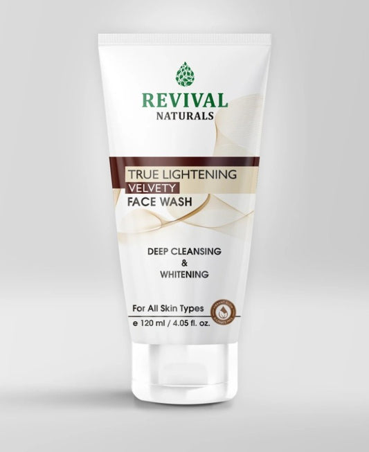 Revival true lightening velvety face wash 120ml for whitening