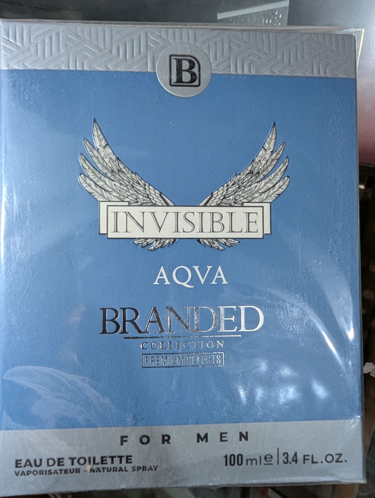Invisible Aqva aqua perfume by branded collection premium select 100ml