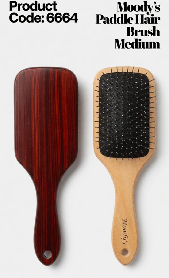 Moody's Moodys Paddle Hair brush medium product code 6664