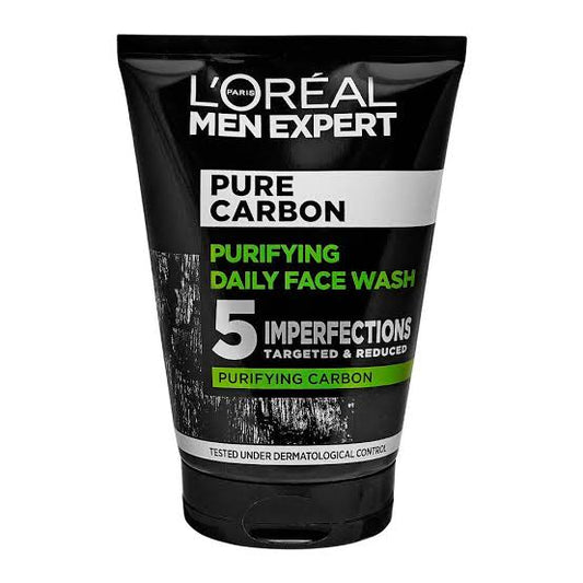 LOreal Paris Men Expert Pure Charcoal Purifying Daily Face Wash, 100ml
