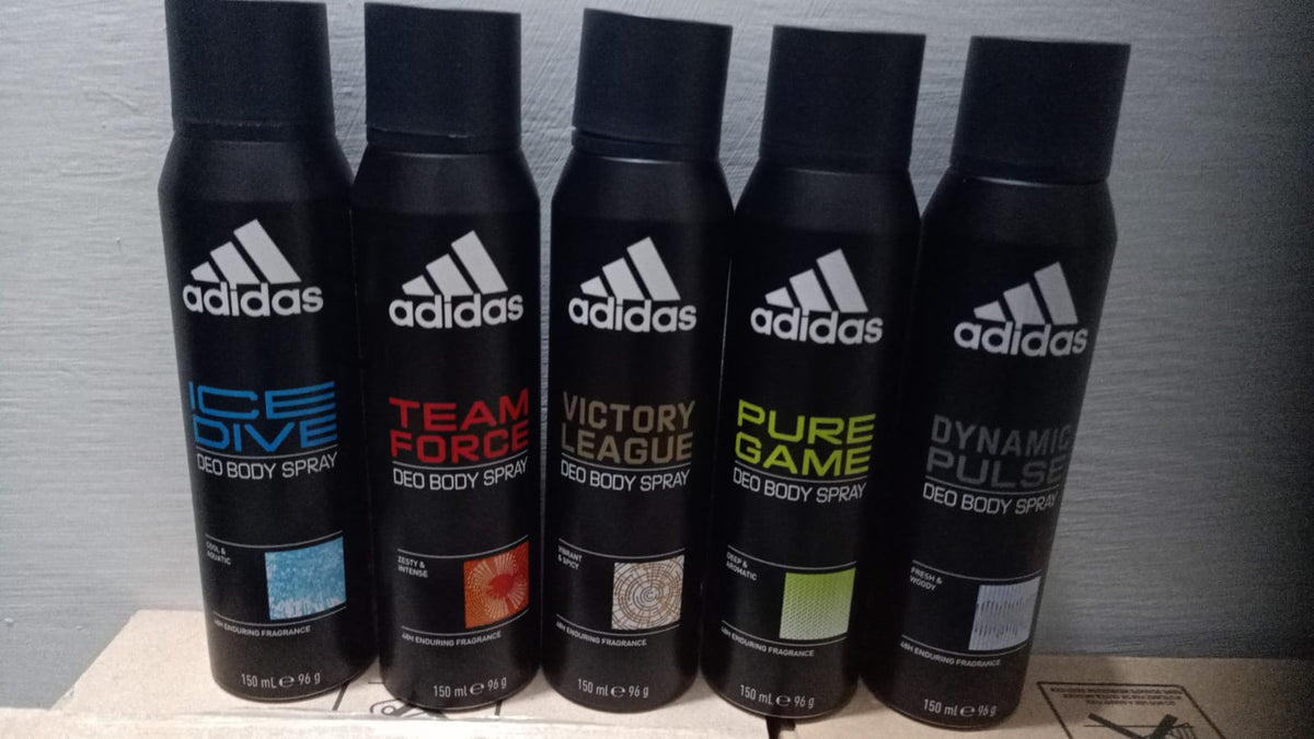 Adidas body sprays 72hr antiPerspirant 150ml
