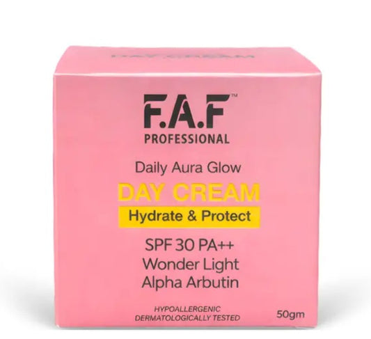 FAF Professional Daily Aura Glow Day Cream SPF 30 PA++ | Hydrating Face Cream 50g