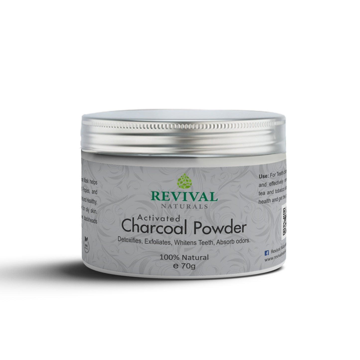 Revival Activated Charcoal Powder70gm