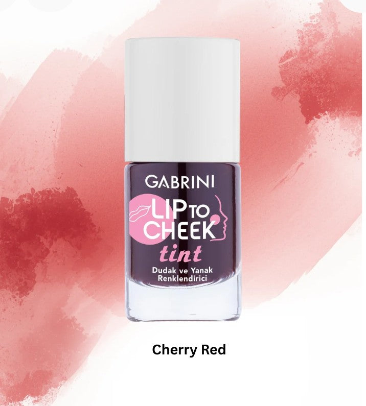 Gabrini Cheeks & Lips Tint cherry red