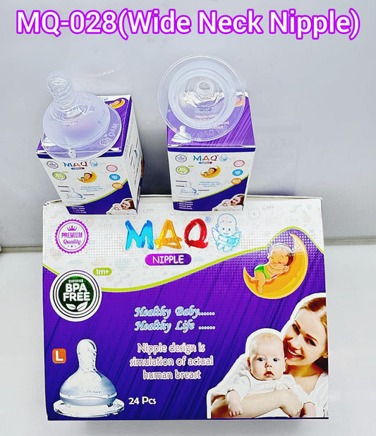 MAQ Nipple Mq 028 wide neck nipple 2pcs