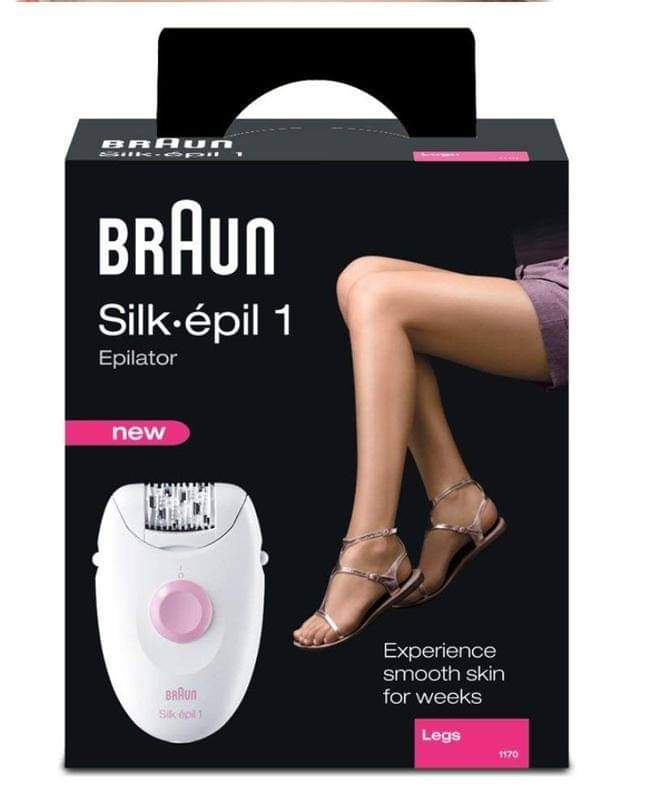 Braun Silk epil 1 1170 with 1 year warranty