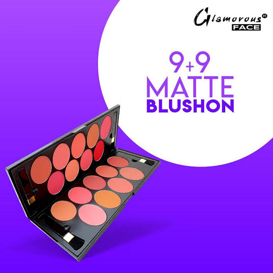 Glamorous 18 colors Matte Blush Kit