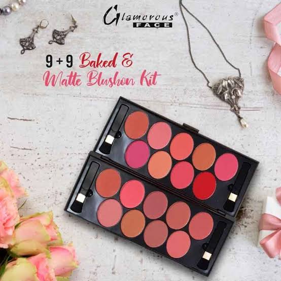 Glamorous 18 colors Matte Blush Kit