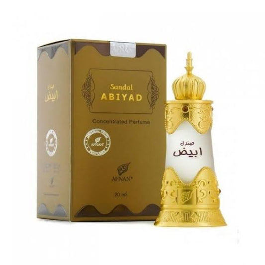 Afnan Sandal Abiyad Perfume Oil (Attar)20 ml