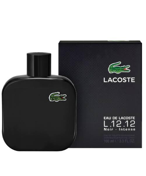 Lacoste L.12.12 Noir Intense perfume for Men Pour Homme Eau de Toilette 100ml made in Germany