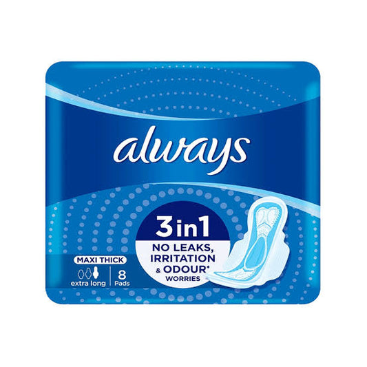 Always Maxi Thick Extra Long 8pads 3in1